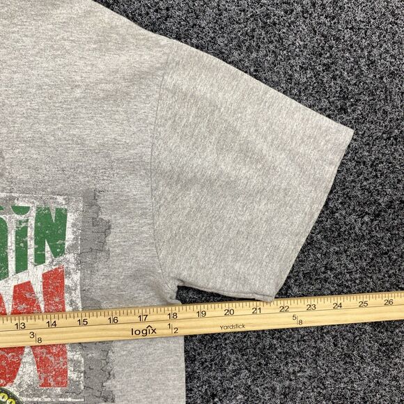 Dale Earnhardt Jr T Shirt Men Gray Nascar Racing Tee Mtn Dew Retro Size Medium - Picture 6 of 7